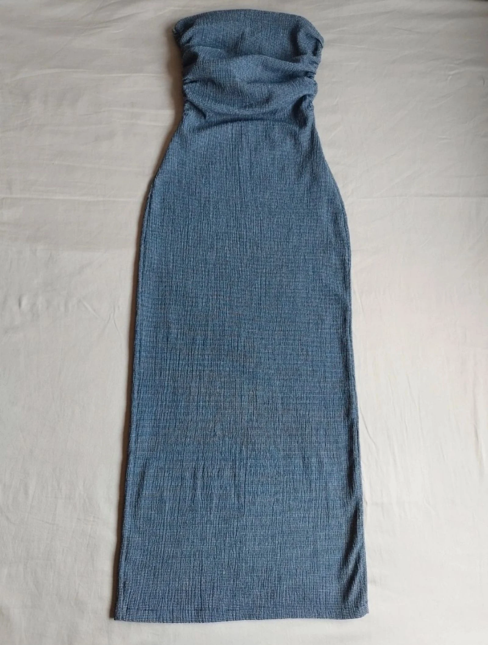 Vestido midi drapeado Zara S